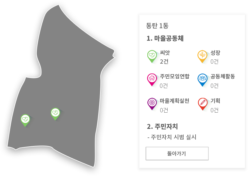 동탄1동 마을지도